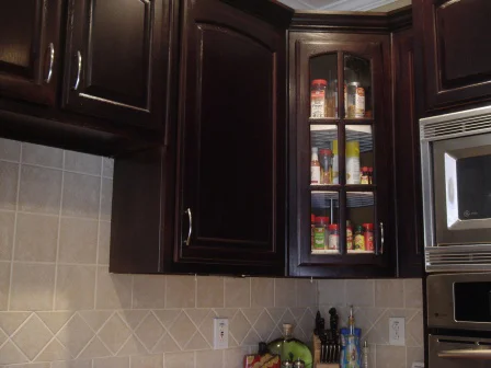 Refinshed cabinets