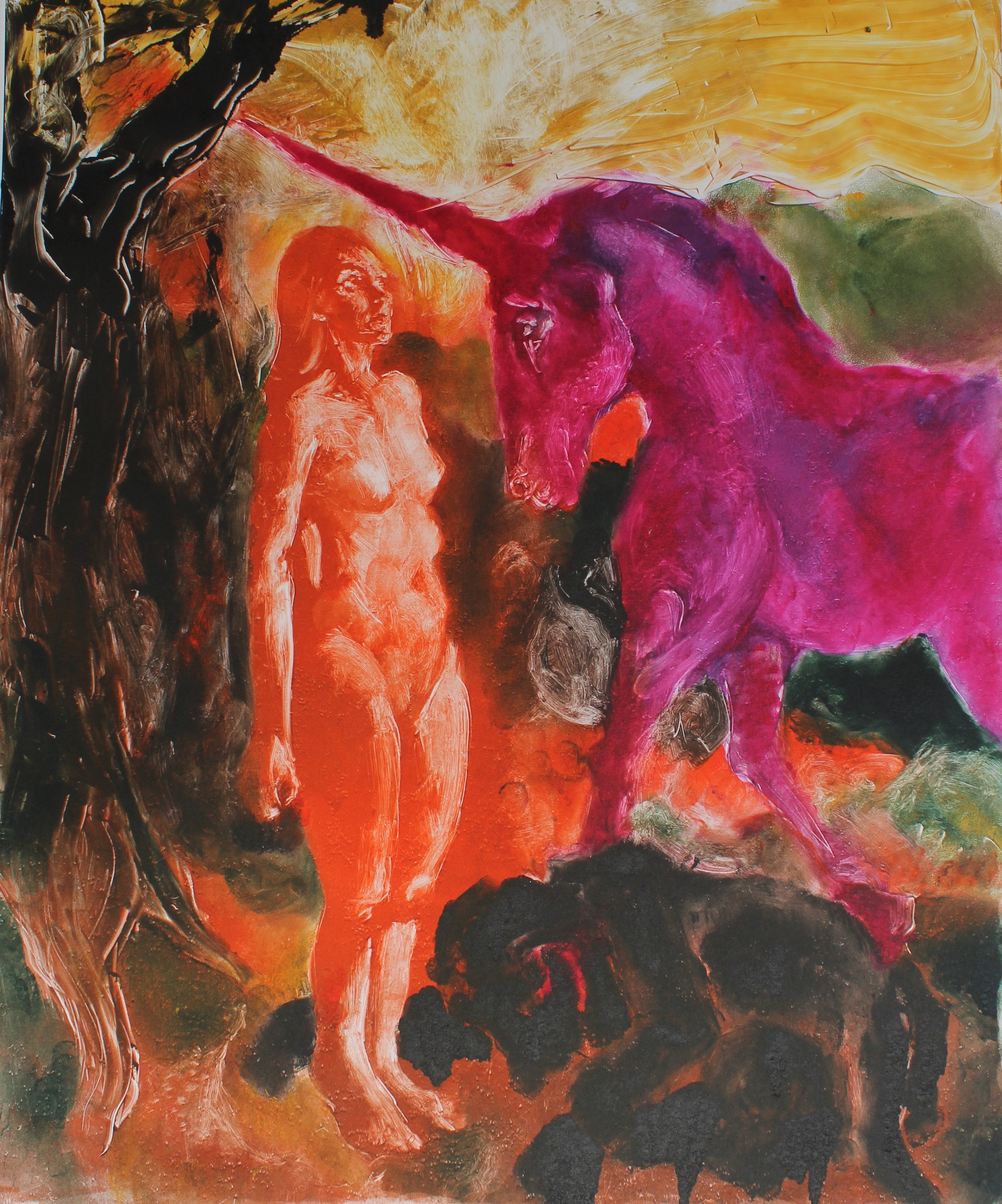 The Unicorn (After William Blake, the Horse)