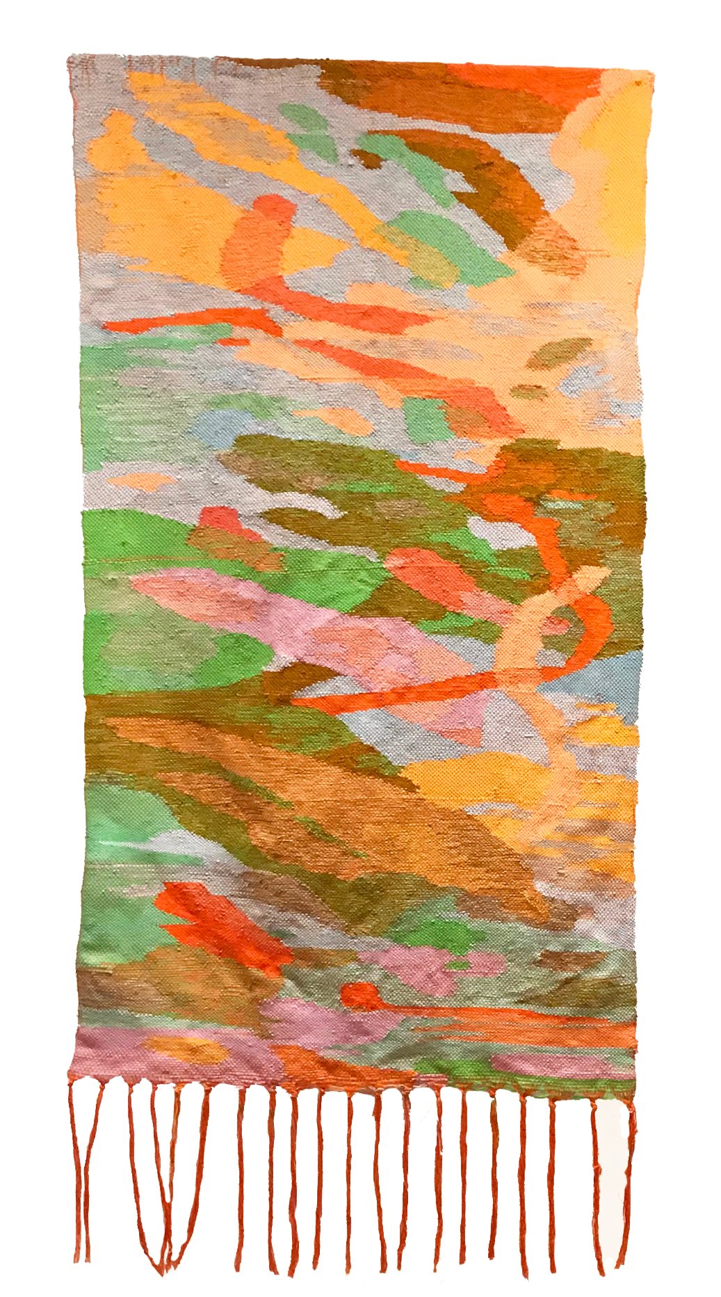 Clare Dudeney - Vagabond, woven cotton, 130 x 68 cm, 2019JPG.JPG