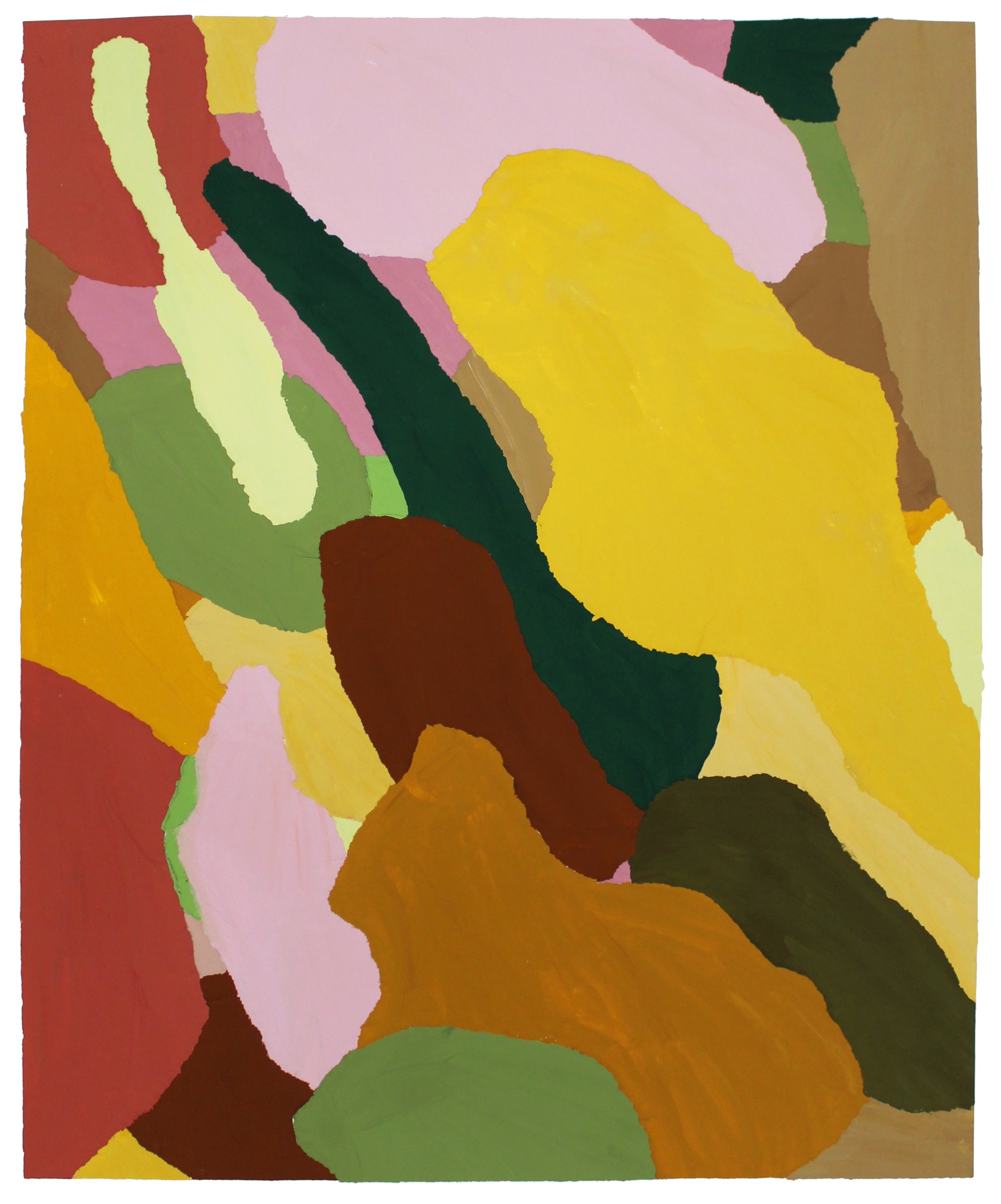 So much life, gouache on paper, chine colle, 62 x 50.5 cm (72 x 61 cm mounted), 2023 - cropped.jpg