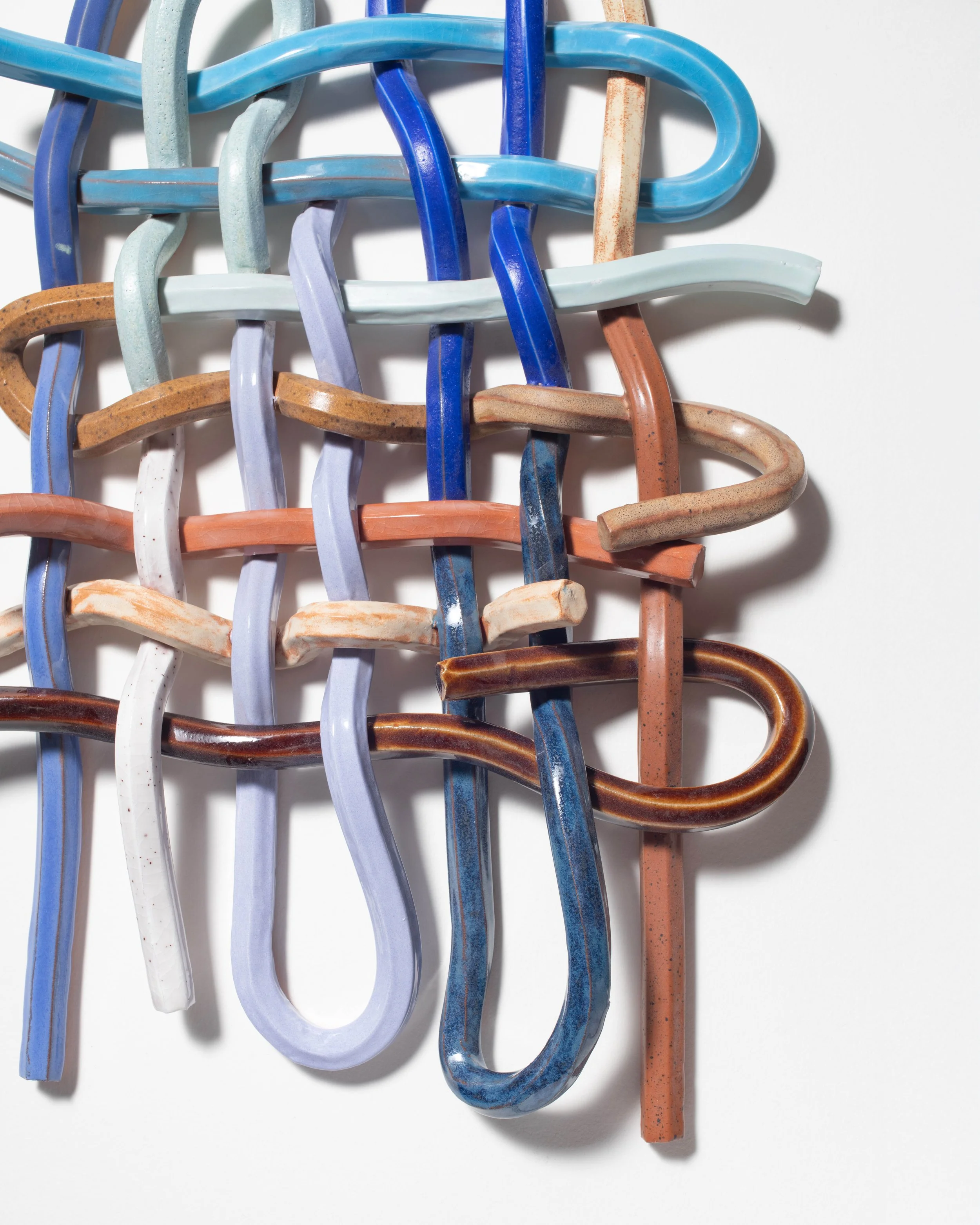 Clare Dudeney, Hold this with me, woven glazed ceramic sculpture, 46 x 34 x 6 cm, 2026  (detail b).jpg