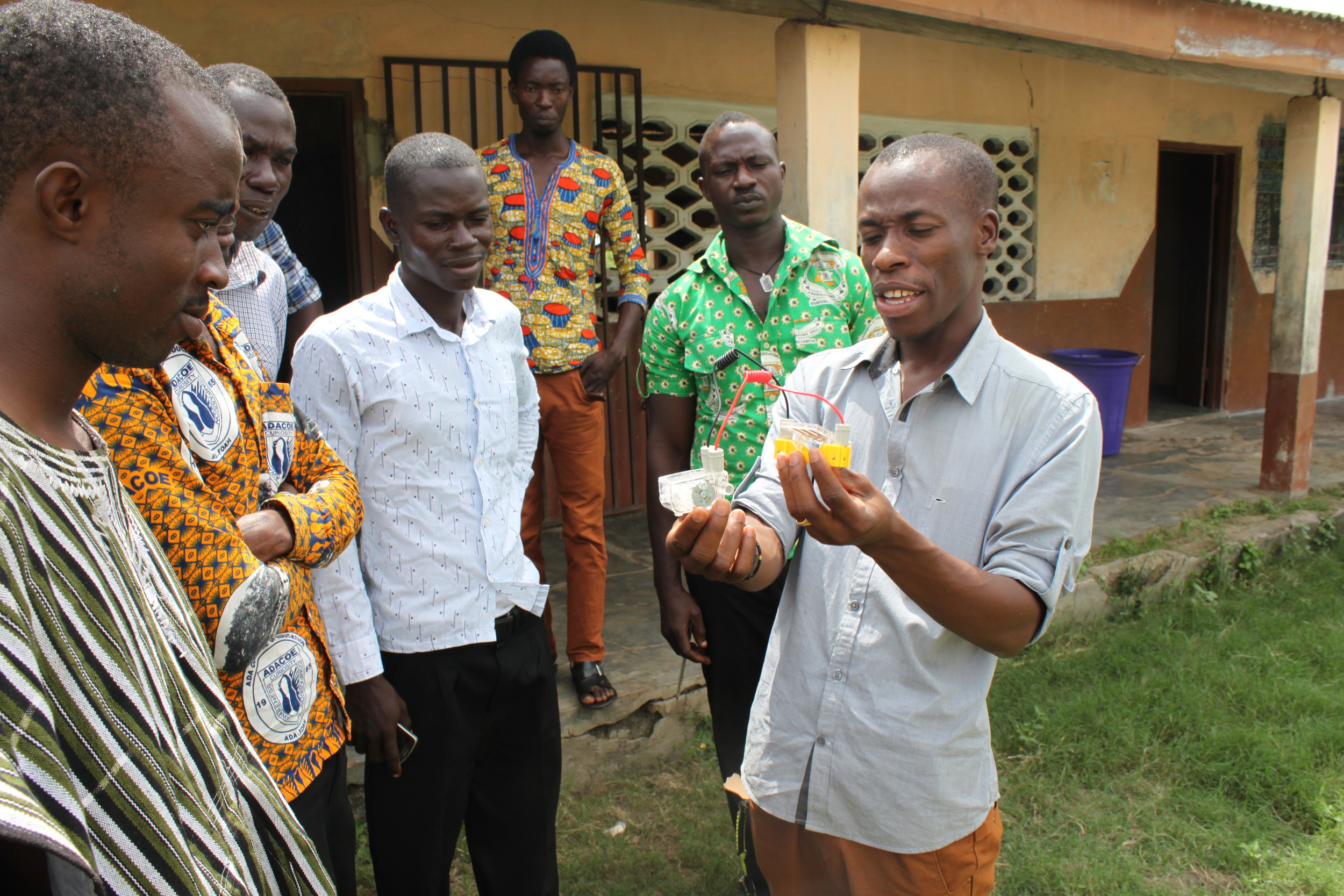 In order for Ghana to continue progressing in the technology and engineering sectors, students need to experience and develop a passion for science.