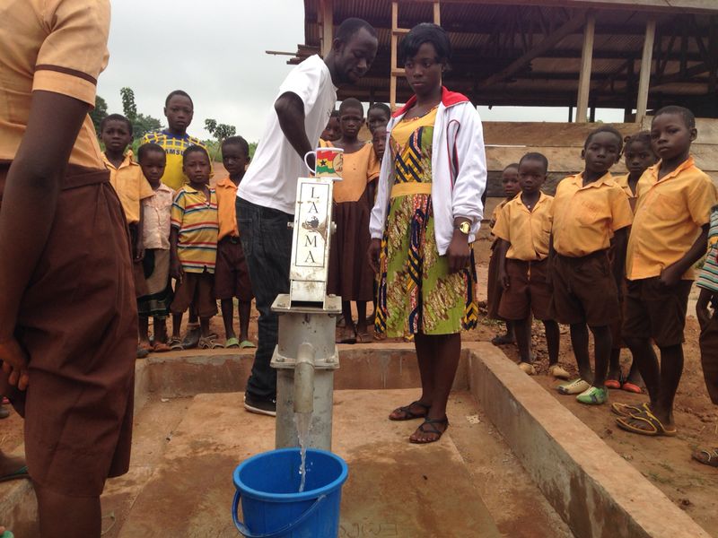 BioFil toilets decompose human waste in a way that is odorless and sanitary. Boreholes are wells that provide clean water from deep within the ground.