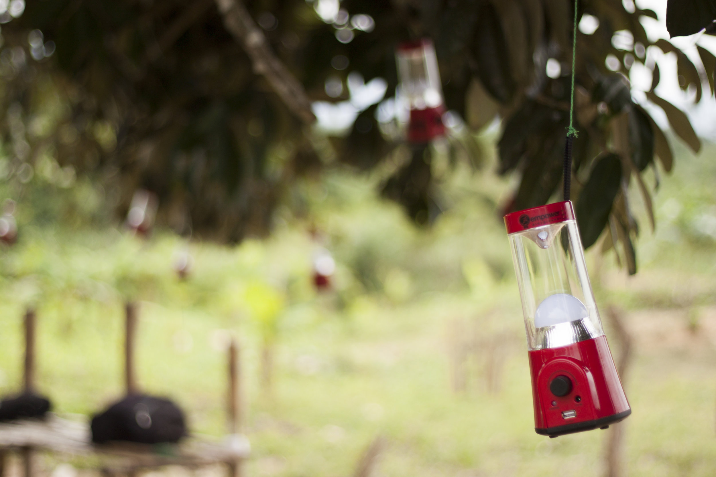 This is the lantern currently being tested at Fatwa Kosie.