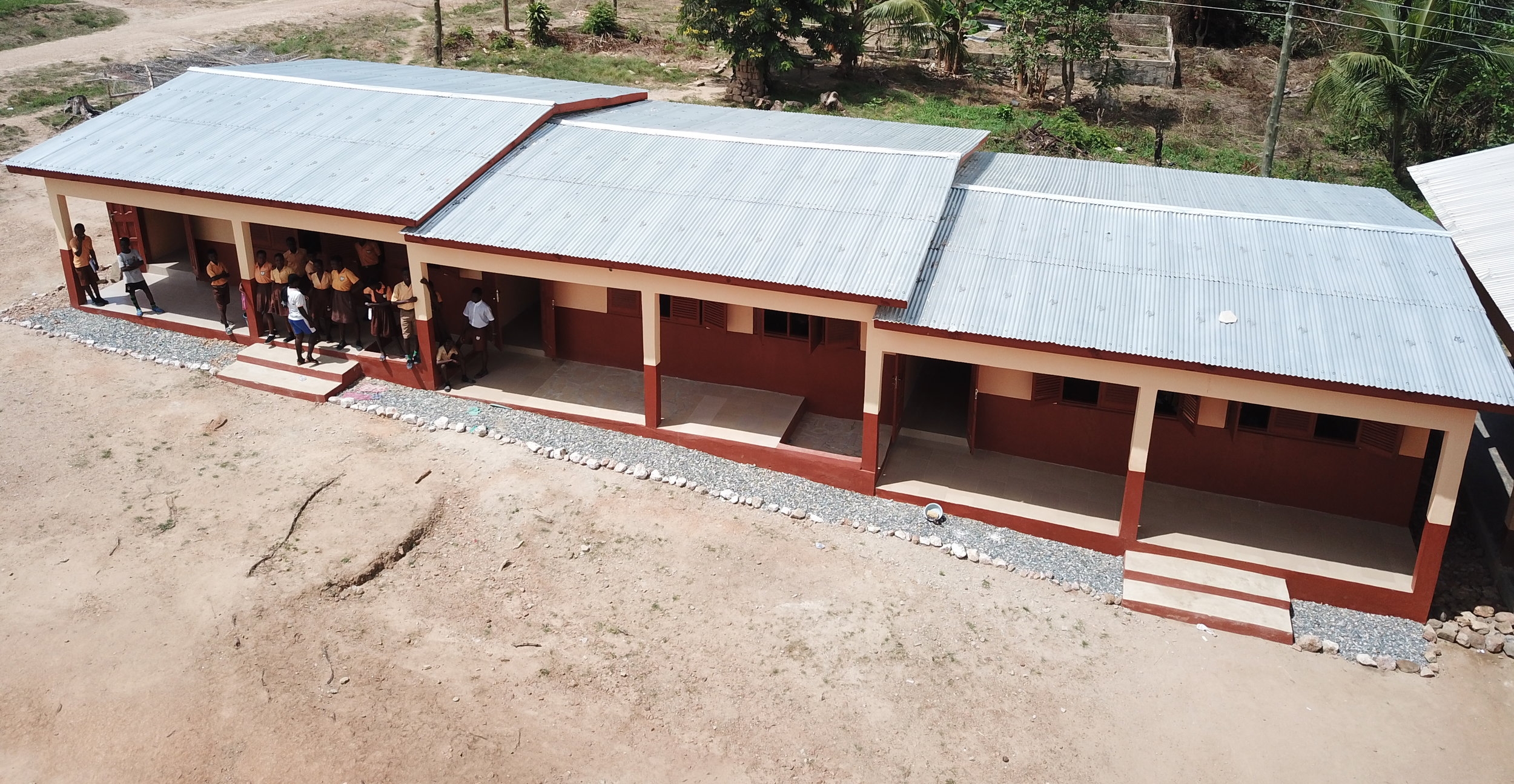 Wurudu Wurudu new classroom block. Completed in 2017.