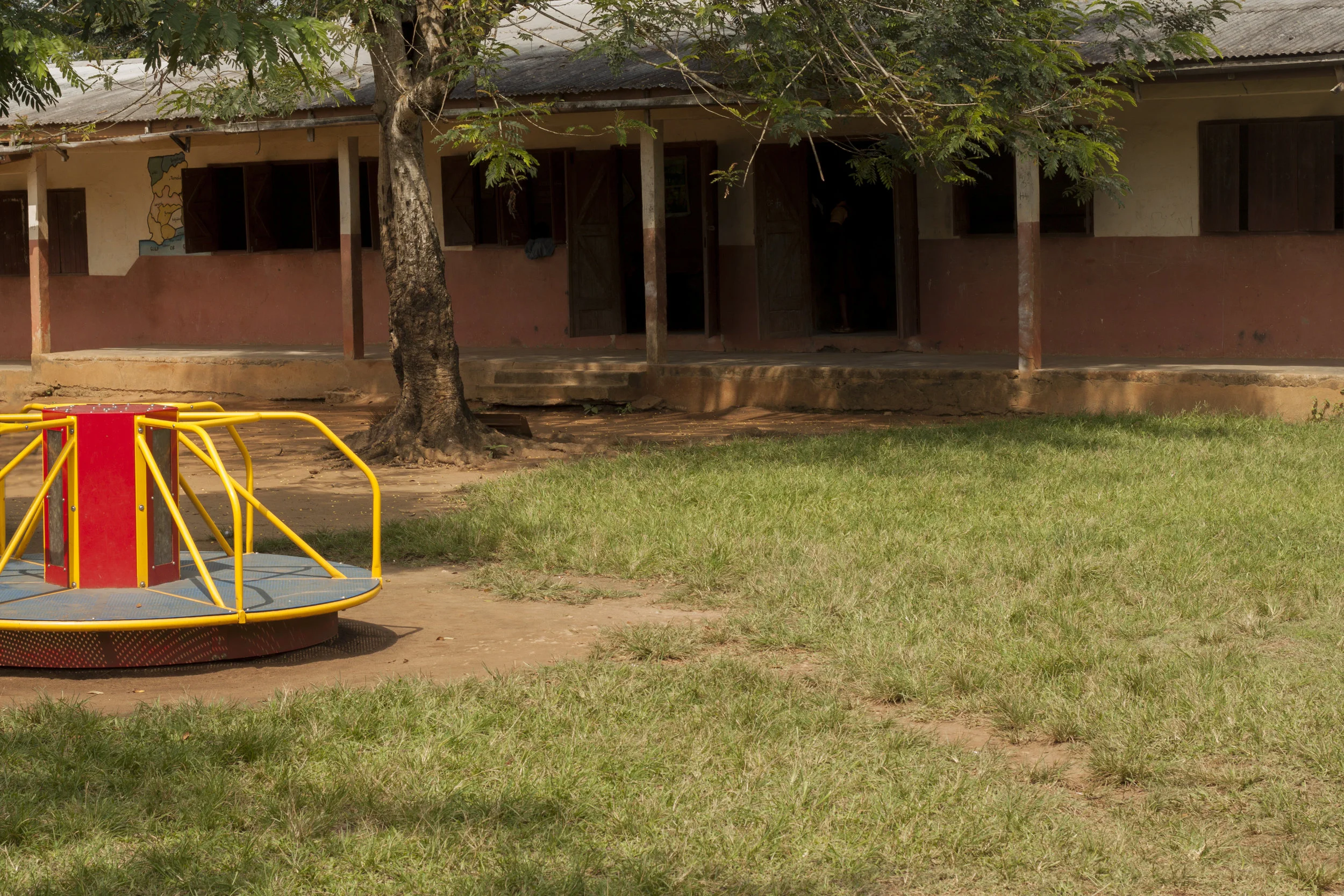 Merry-go-round at Mpaem D/A Basic School