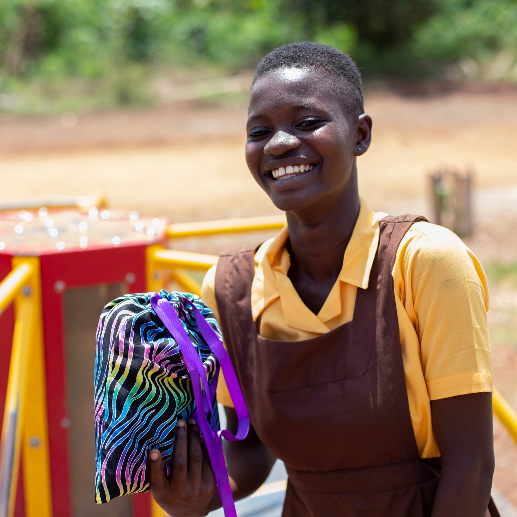 Menstrual kits for Mansokwa School - 