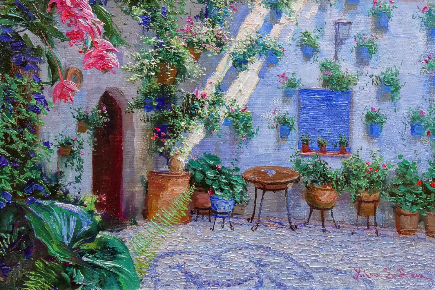 EL PATIOoil, 8 x 12 in.