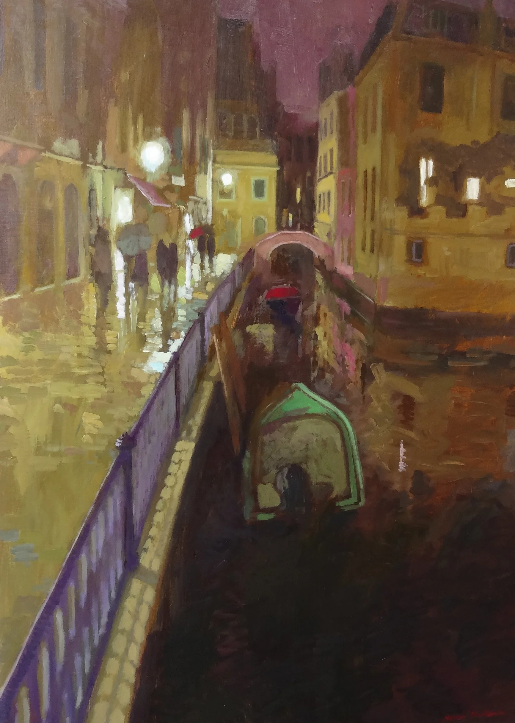 THE CANEL oil, 29 x 39 in.