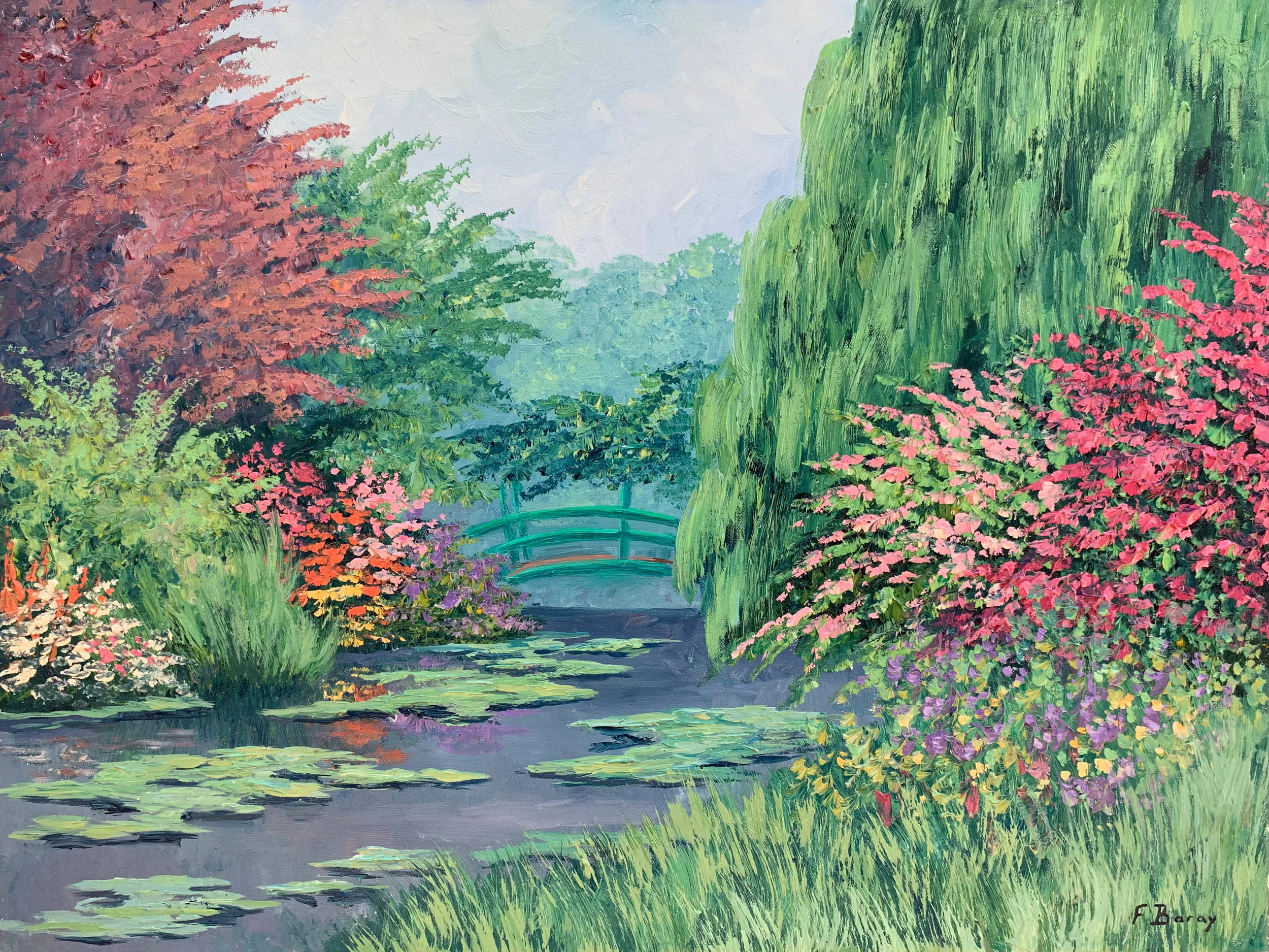 GIVERNY oil, 24 x 18 in.