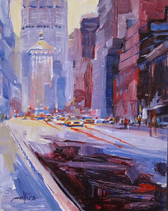 New York Cityscape Painting