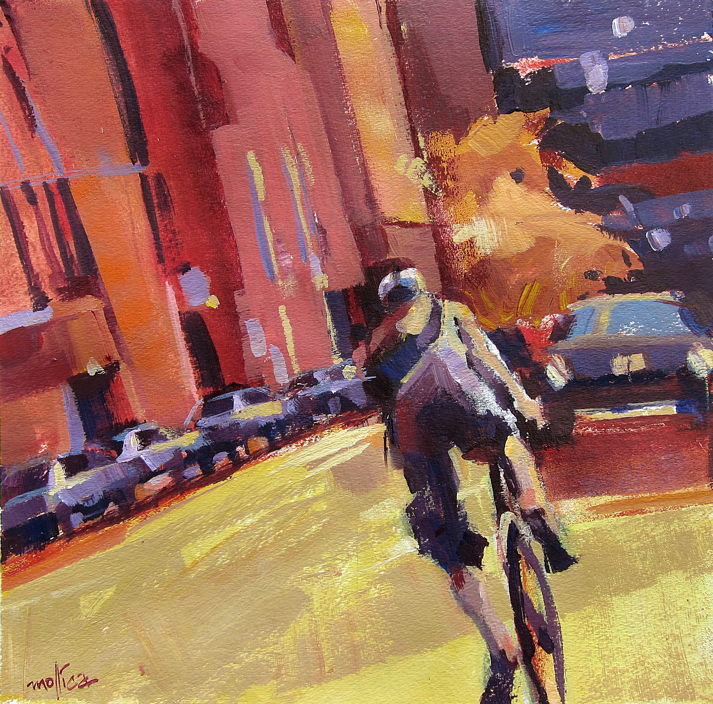 Traffic Patterns 14x14" Acrylic $300