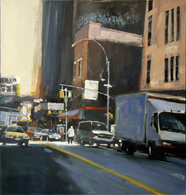 Gallery District NYC 24x24" Oil