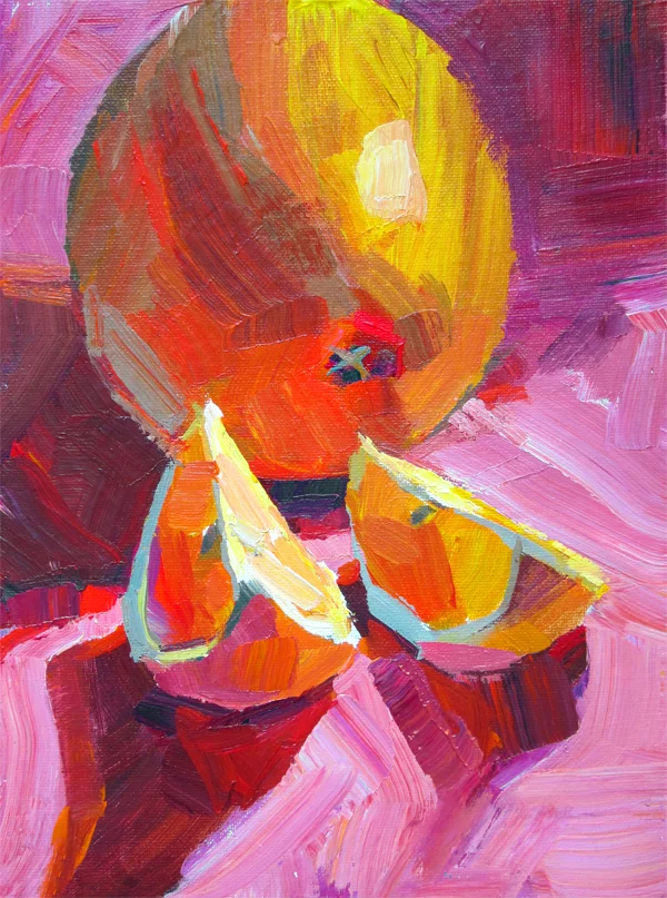 Orange On Pink (SOLD)
