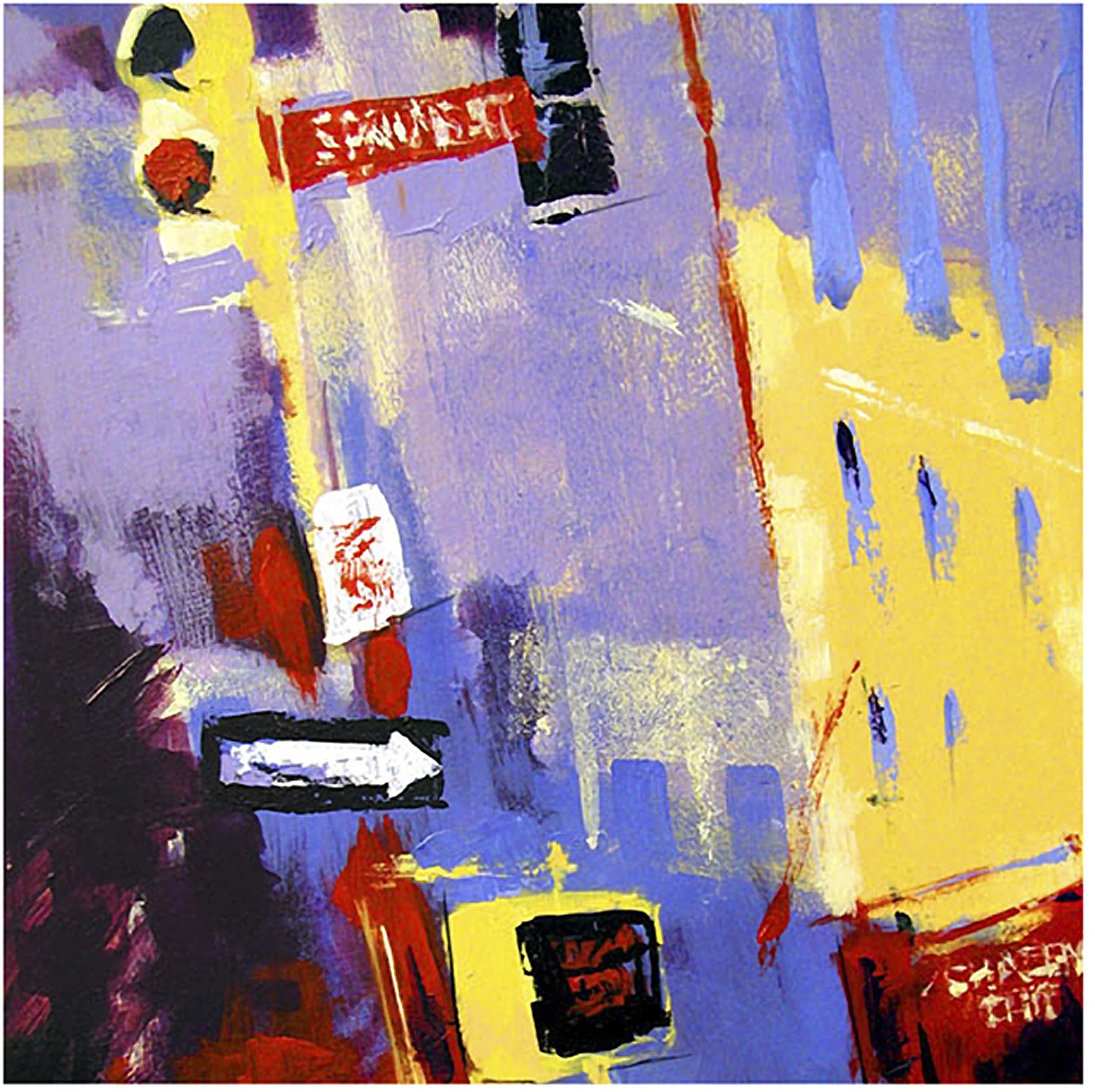 Spring Street Signs 14x14 Acrylic