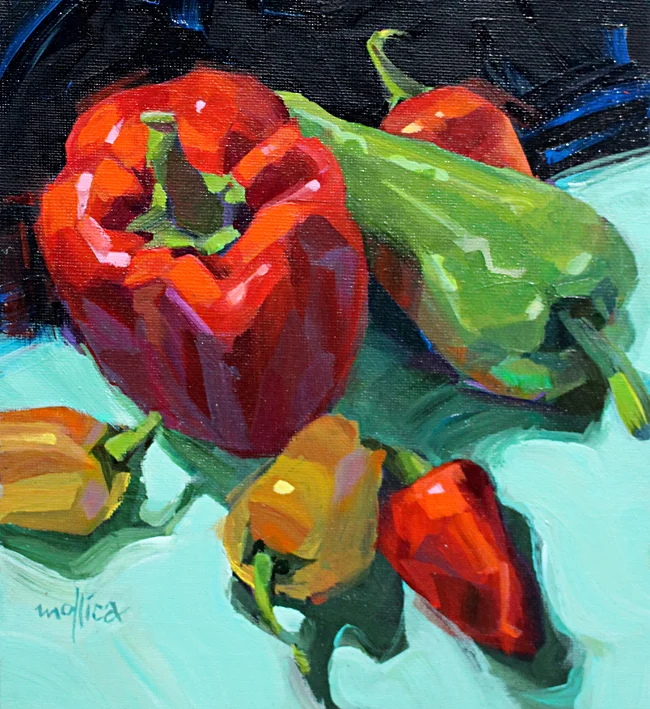 Pepper Party 8x10" Acrylic