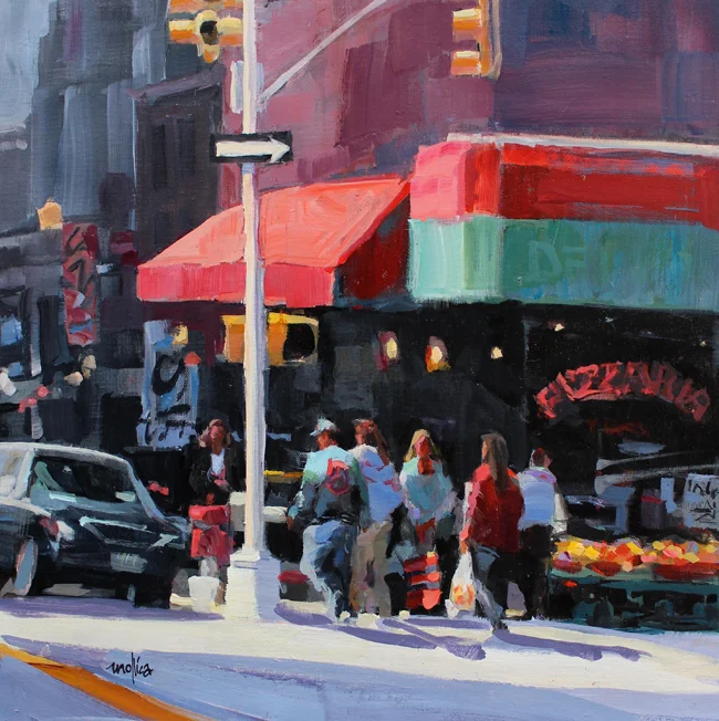 "Gallery District, NYC" Acrylic 20x20" More Info