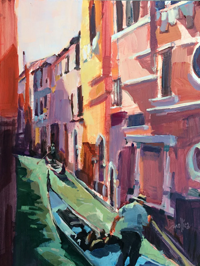 Gondoliers 12x16" Acrylic