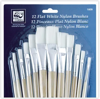 Inexpensive brushes you can buy at craft stores