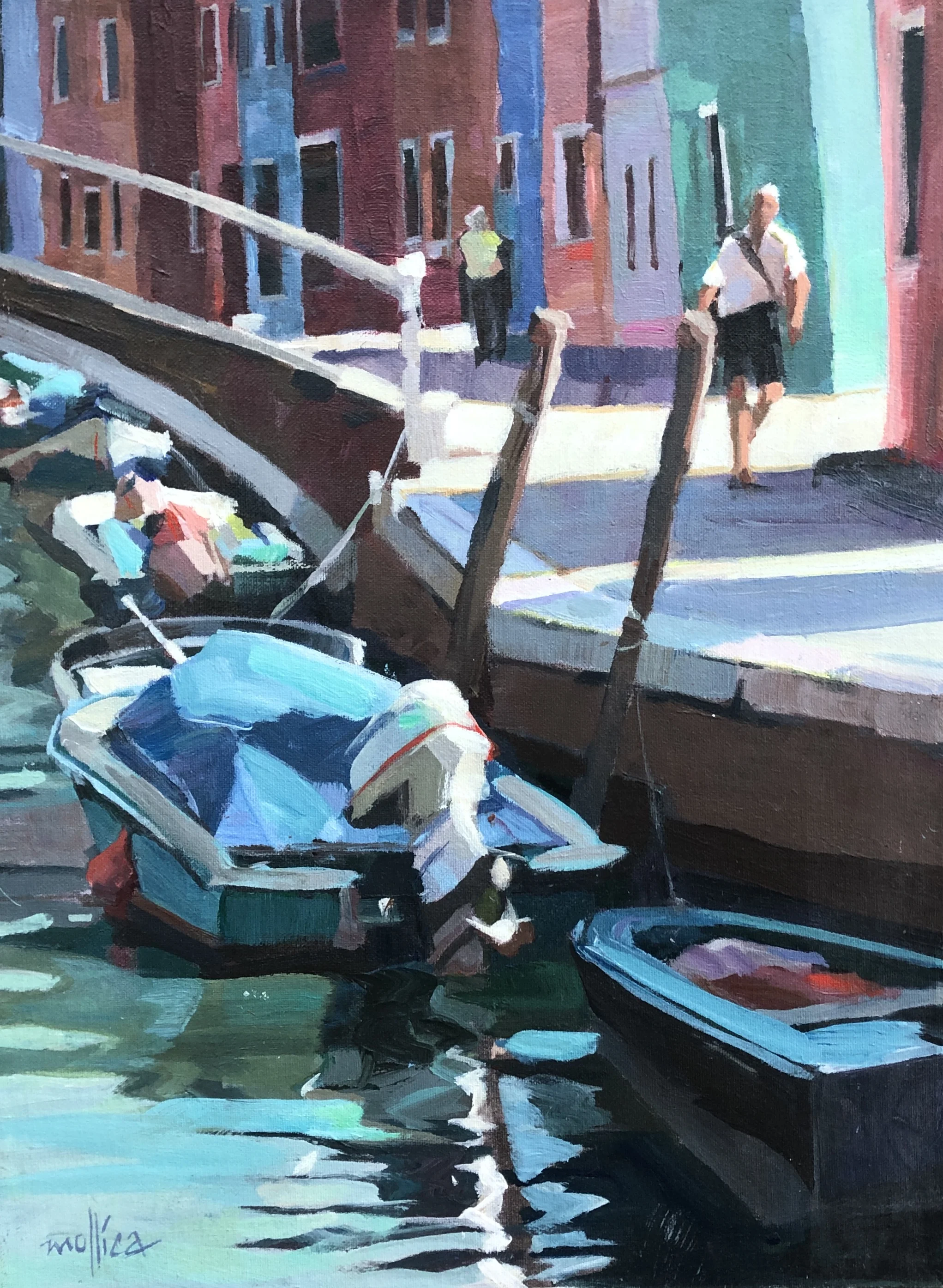 Burano Canal 12x16 Acrylic