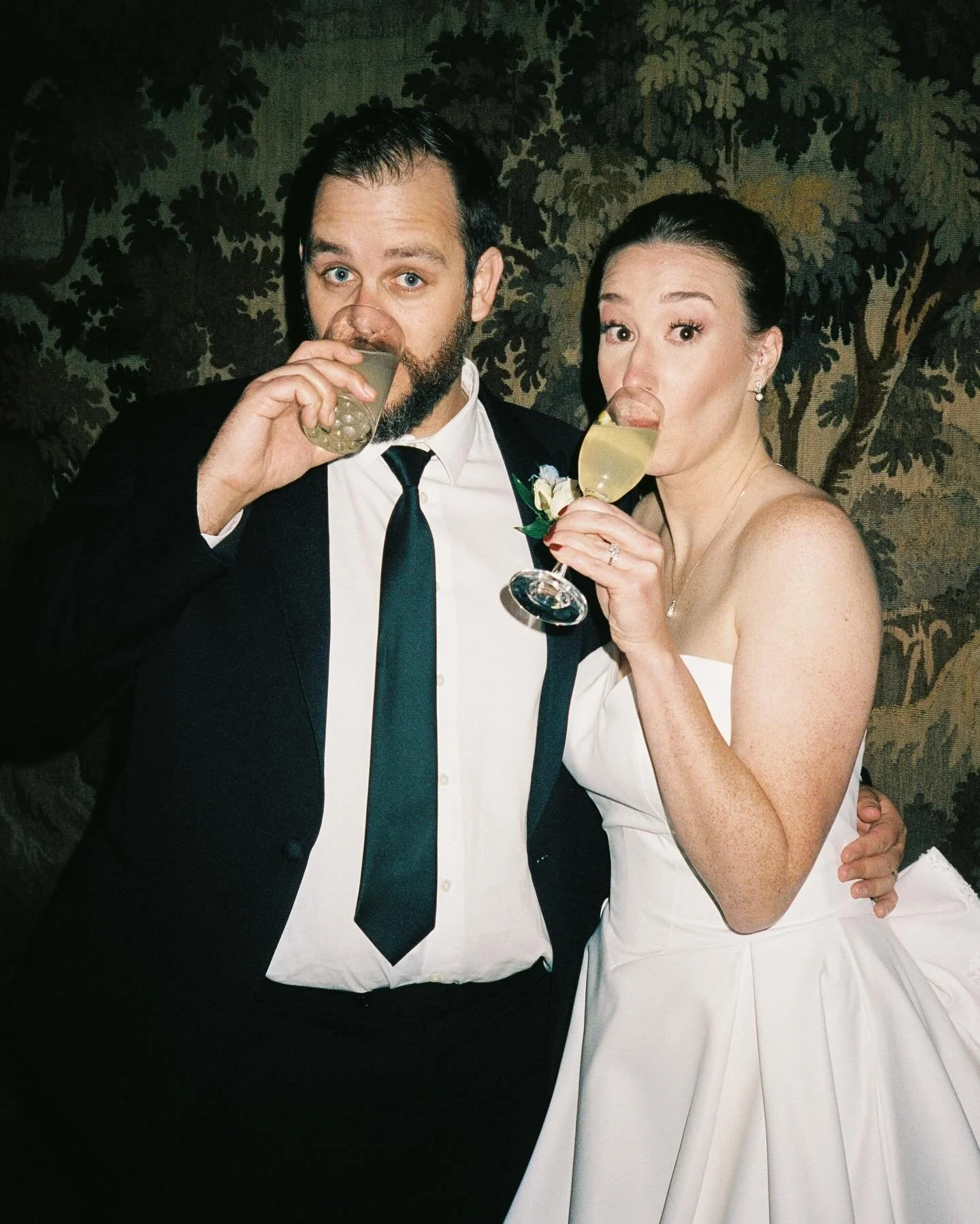 Lauren &amp; Patrick&rsquo;s cocktail hour &amp; reception at the Mansion on Turner Hill 🫶🏼