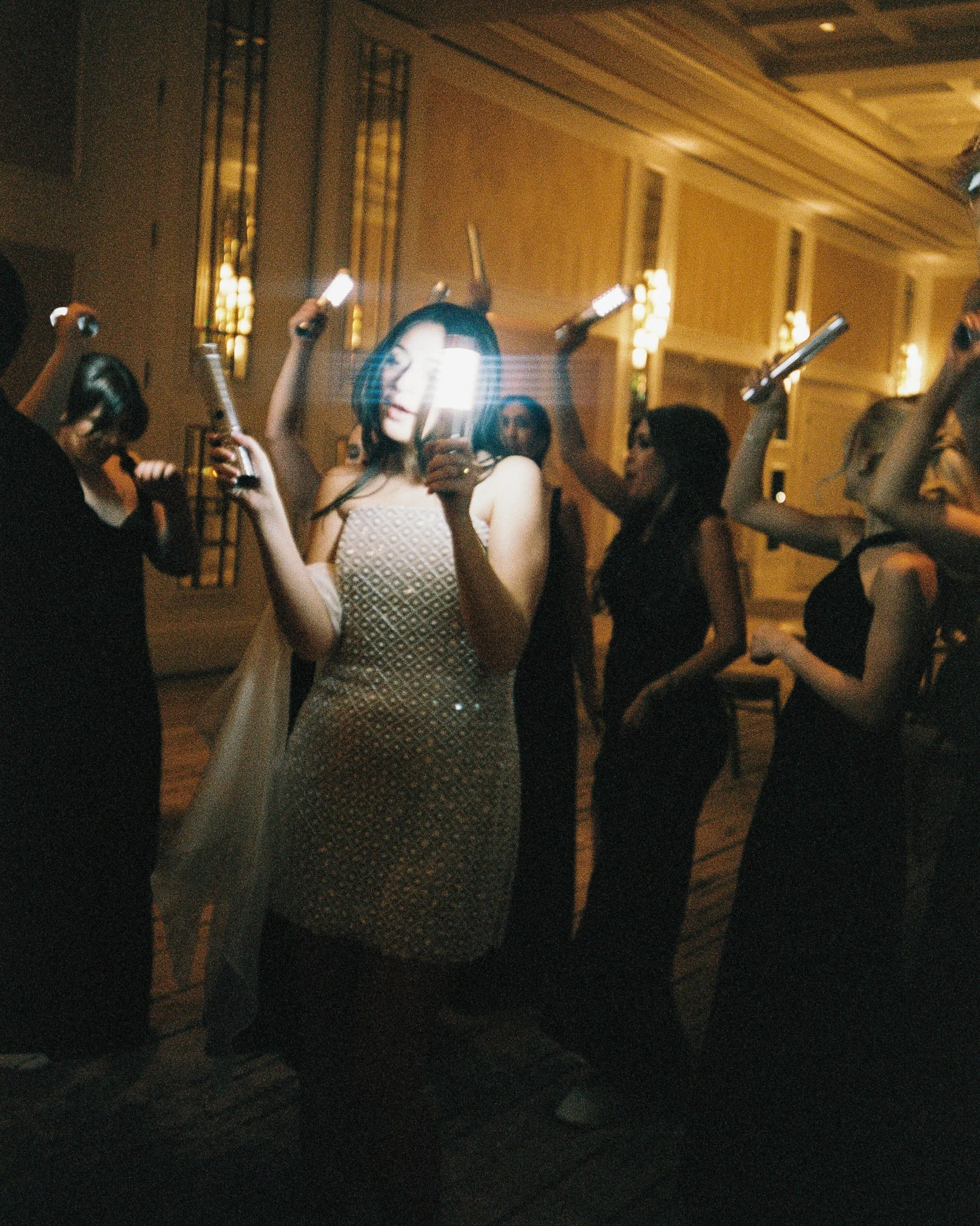 a very fun winter reception at The Langham for Cat &amp; Trevor 🎞️