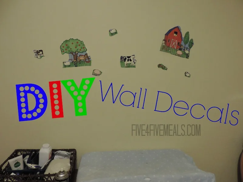 DIY Wall Decals using fabric and spray adhesive.jpg