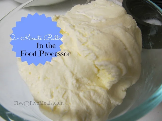 Homemade Butter in 2 Minutes with video tutorial 