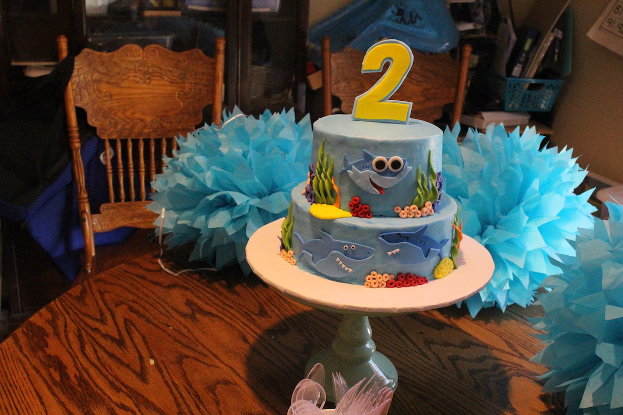 A Peek Into Our Baby Shark Themed Second Birthday Party Frugal