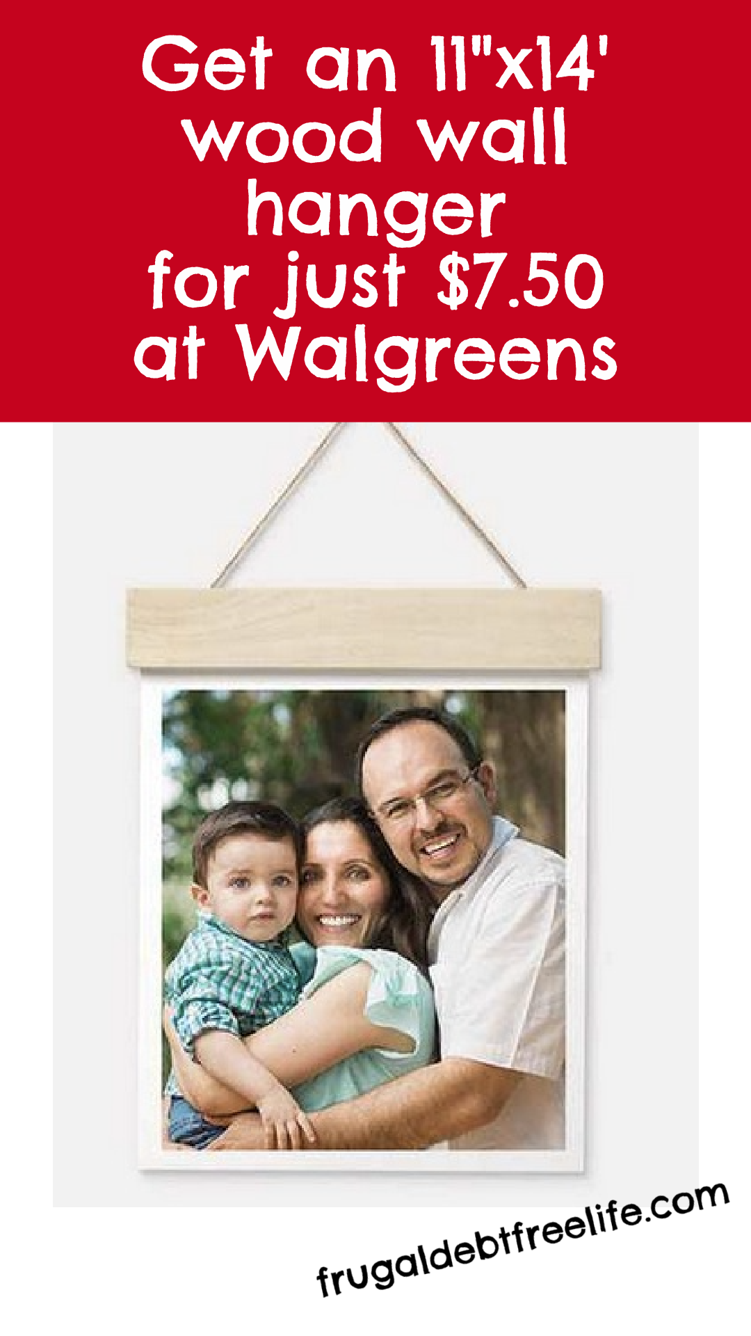 Gift idea! Wood Hanger Board Prints only $7.50 + Free In-Store Pickup!
