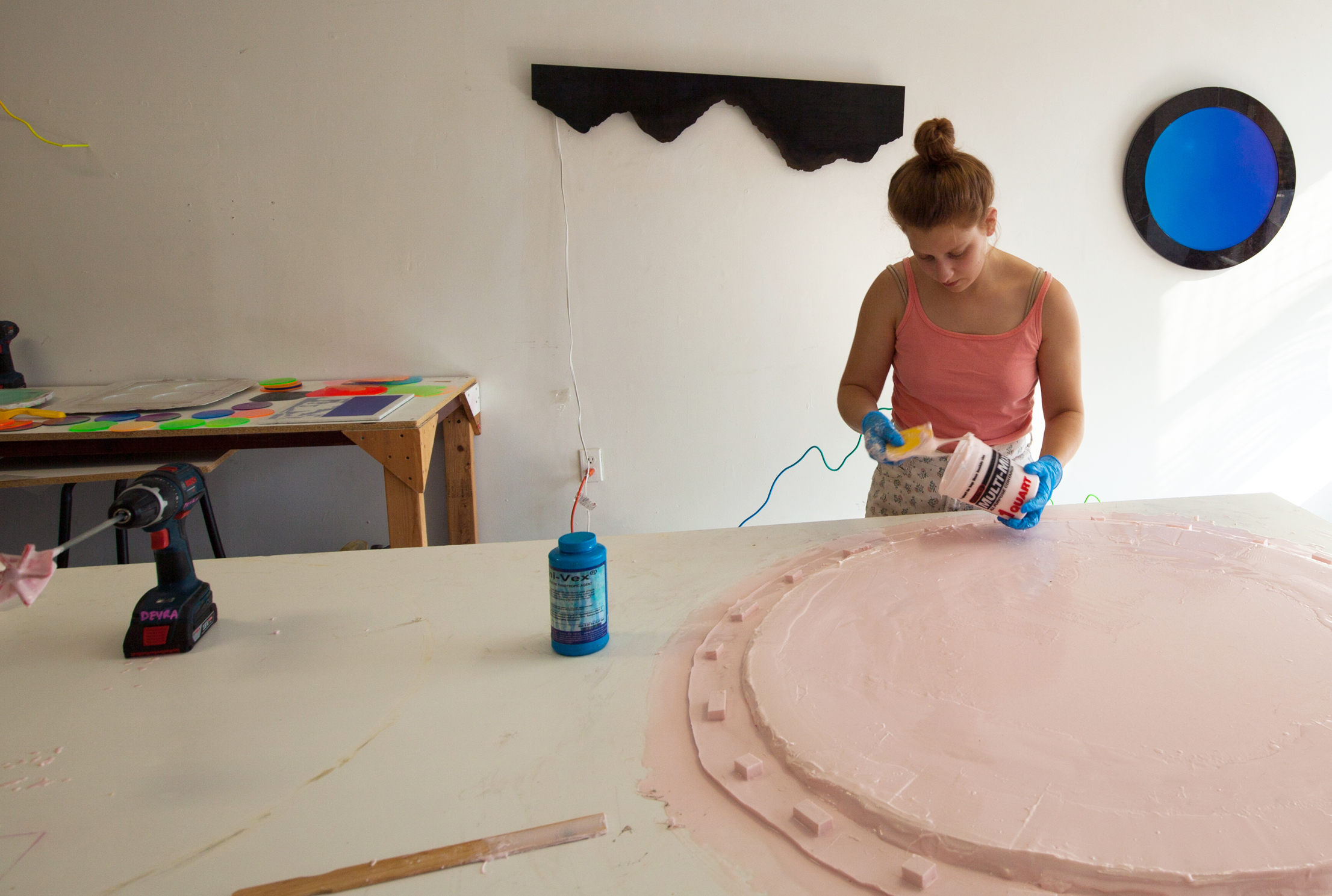 Devra Freelander in her studio / Rhode Island, USA