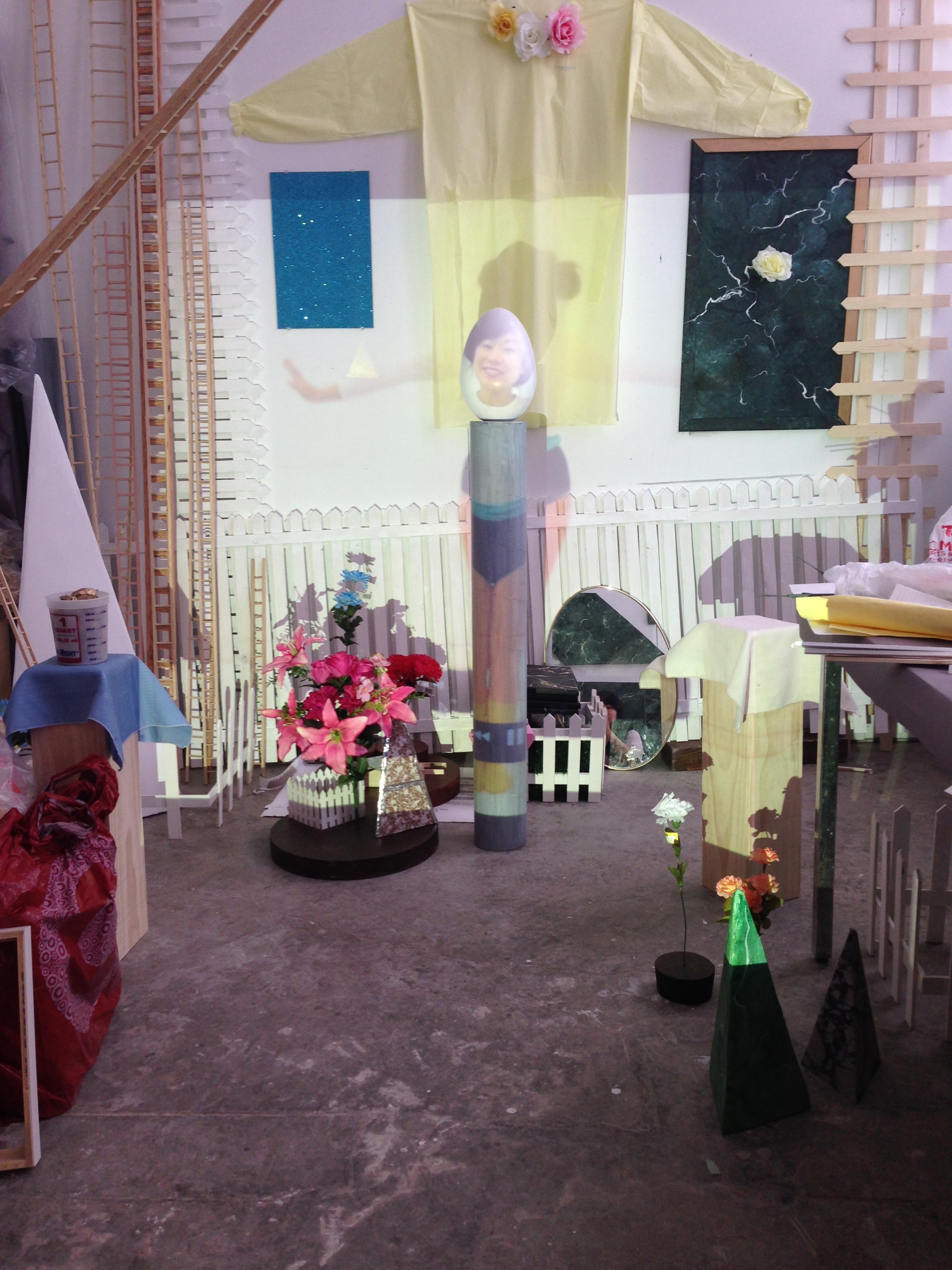 Connie Wong's studio / Ithaca, New York / Full view 