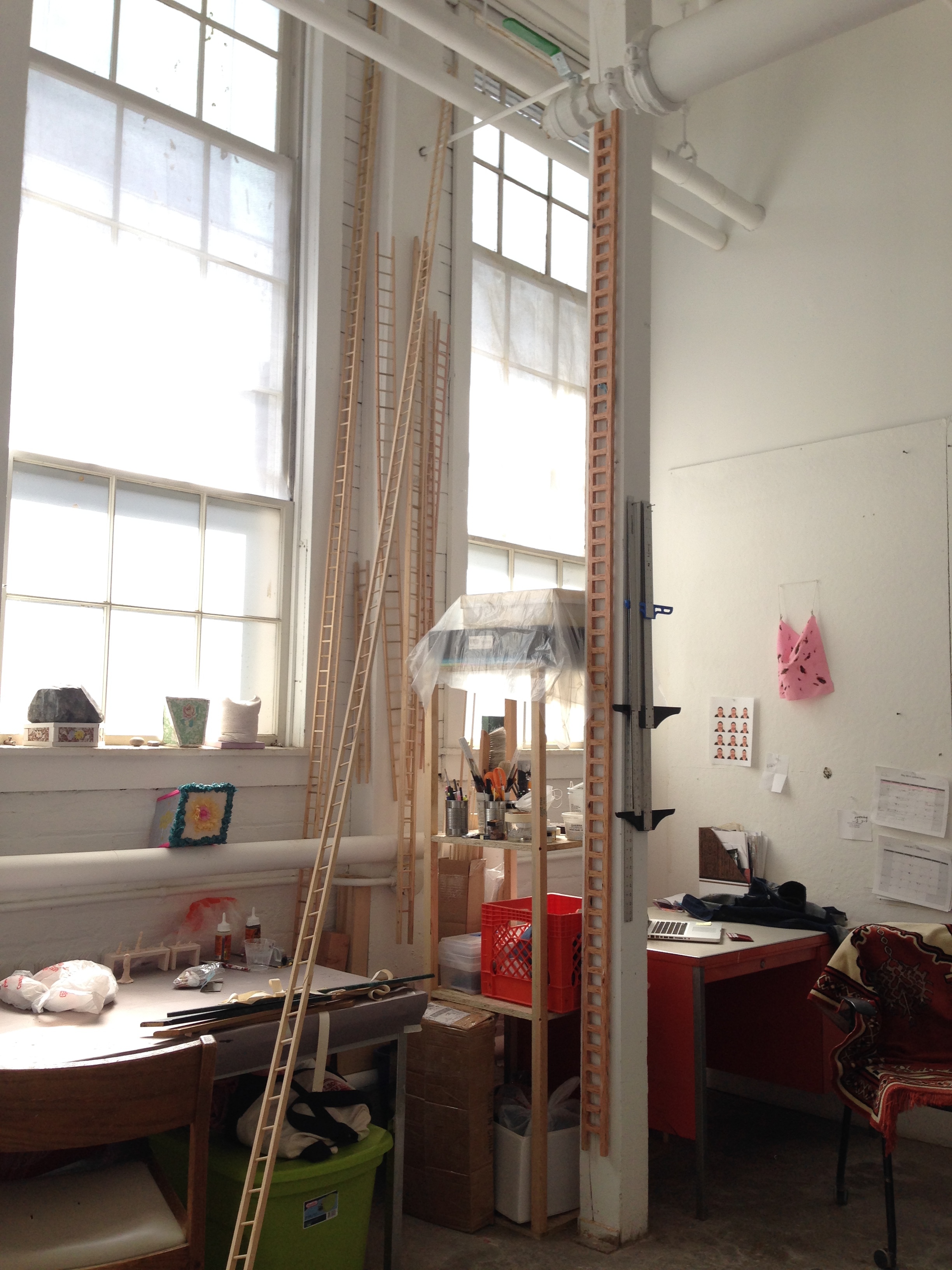 Connie Wong's studio / Ithaca, New York 