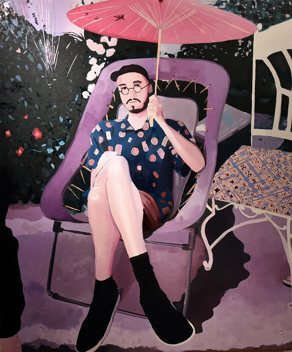 Prince Charming, oil on canvas, 2015 @Brandon Elijah Johnson 