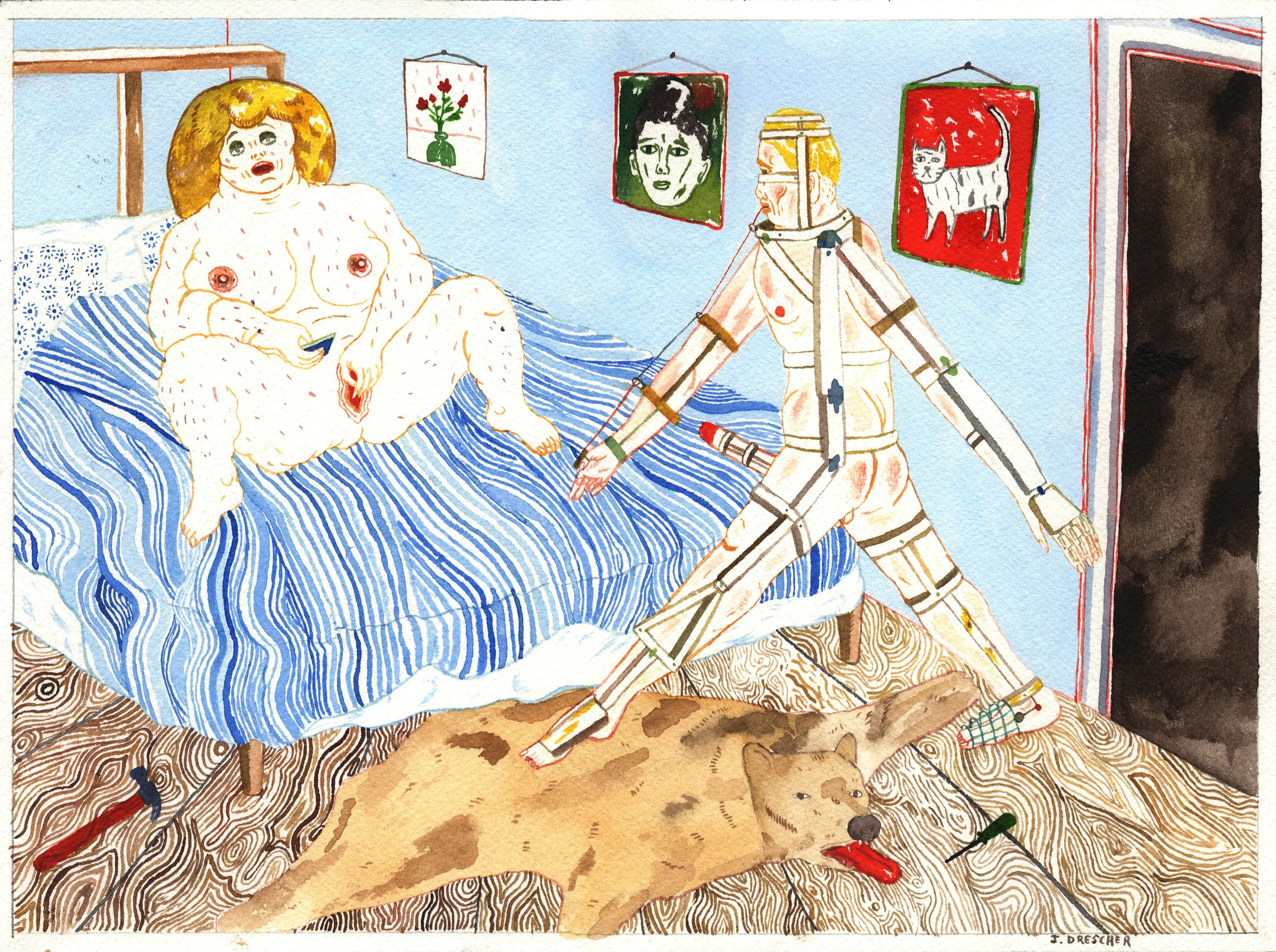 Sex scene 3 , 2016 @Joakim Drescher
