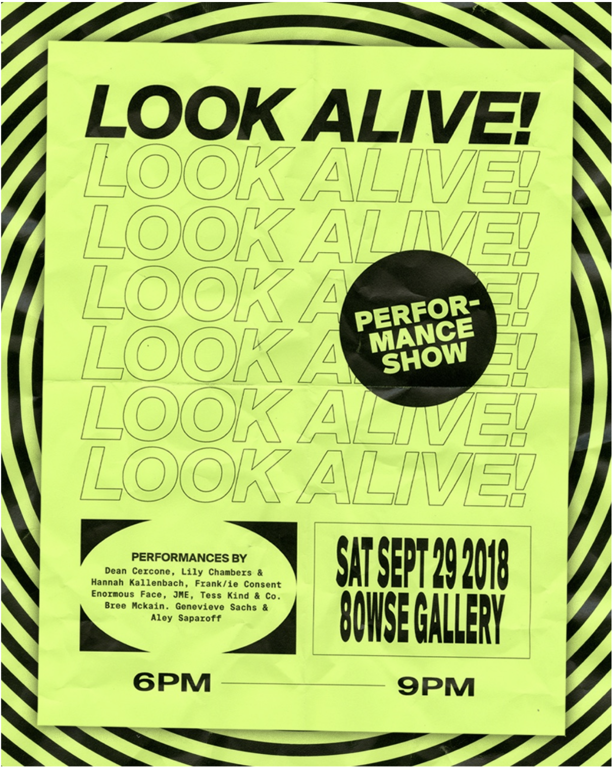 Look Alive! Poster by Christina Nahas.