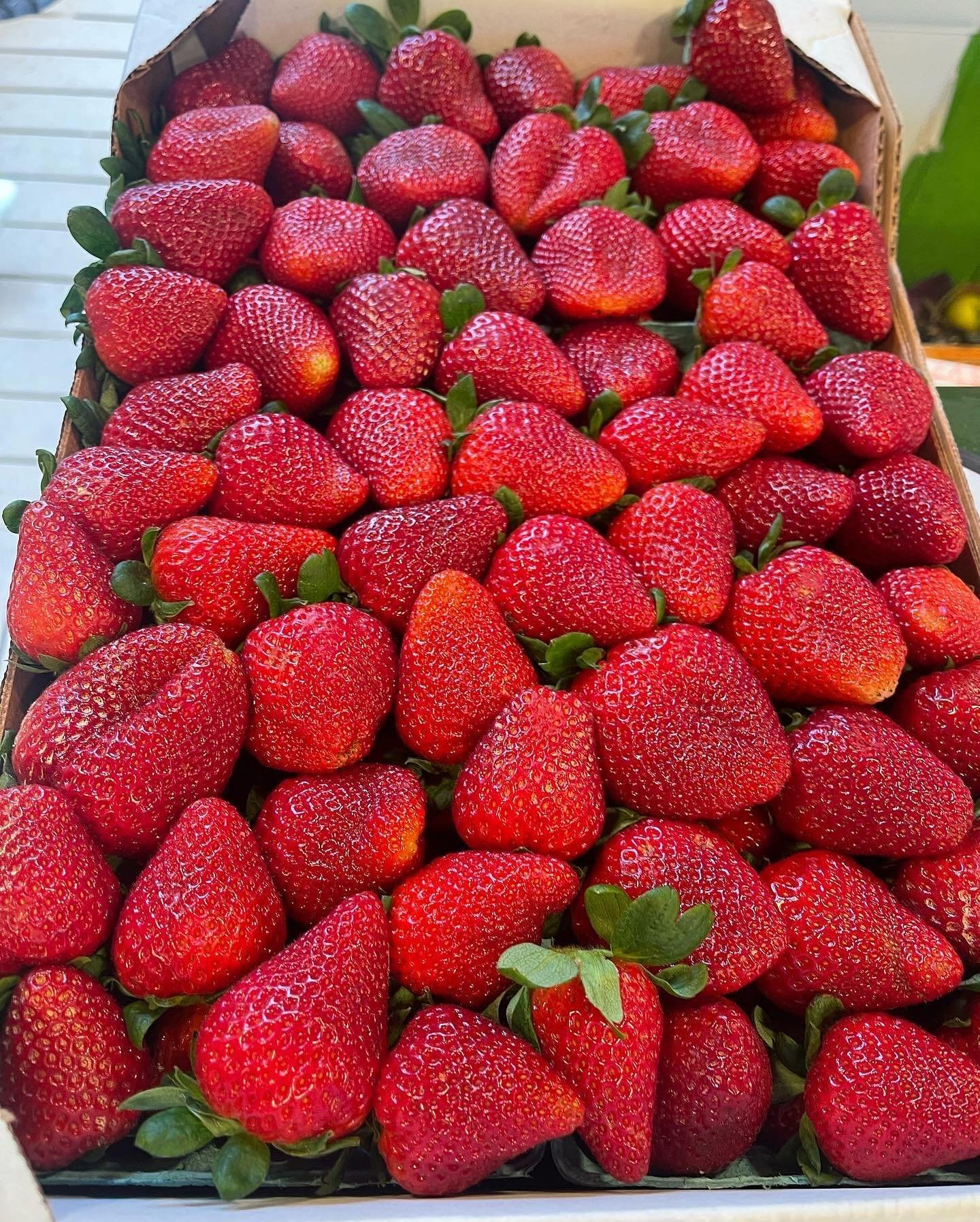 North Carolina Strawberries 🍓 are now available! 
Come by &amp; see us ! Season is in full swing