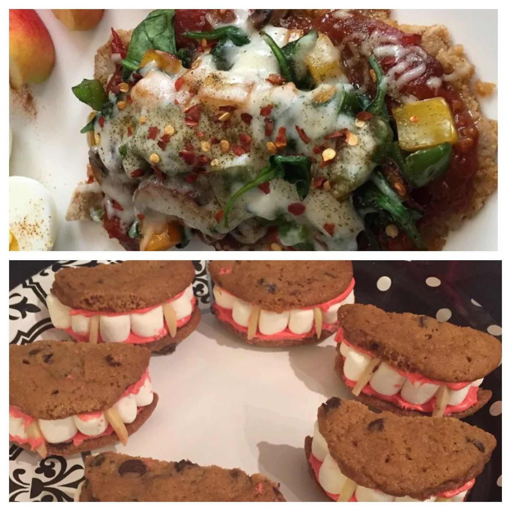 Extremely homemade Pizza Night and extremely processed Halloween treats