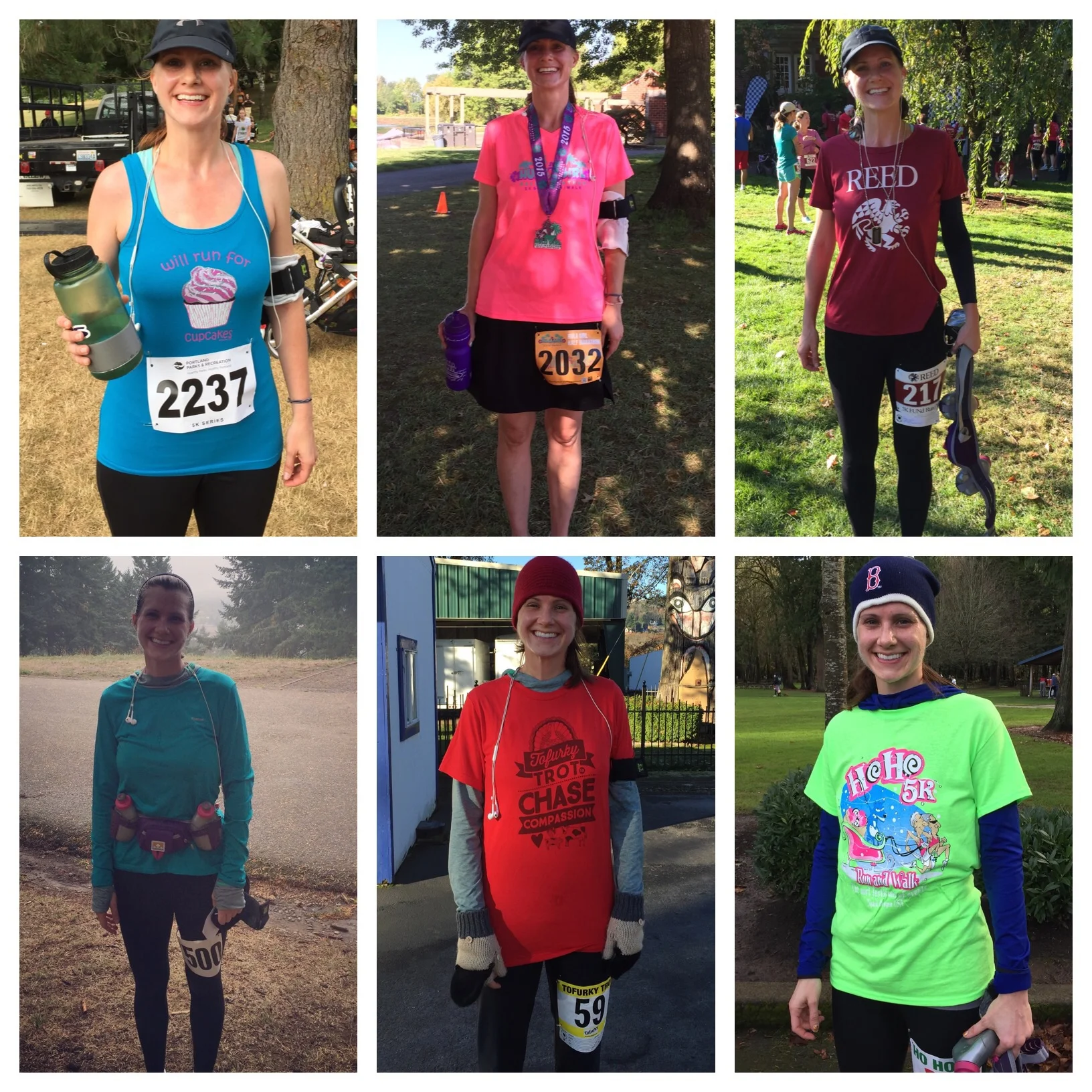A race a month, months 7-12.