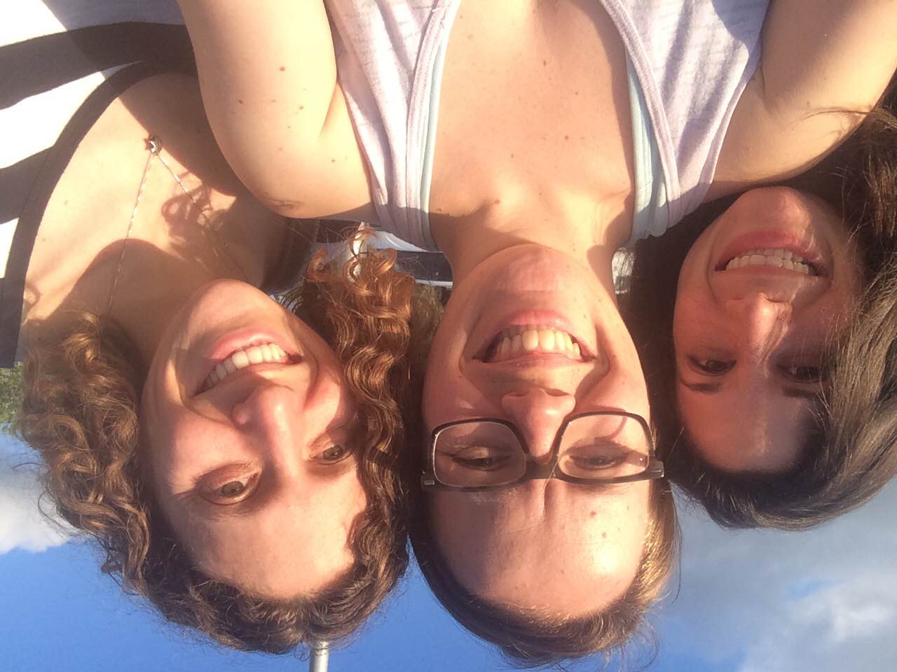 Golden light in Indiana. We didn't win, but we DO look pretty good after 10 hours on the road. 