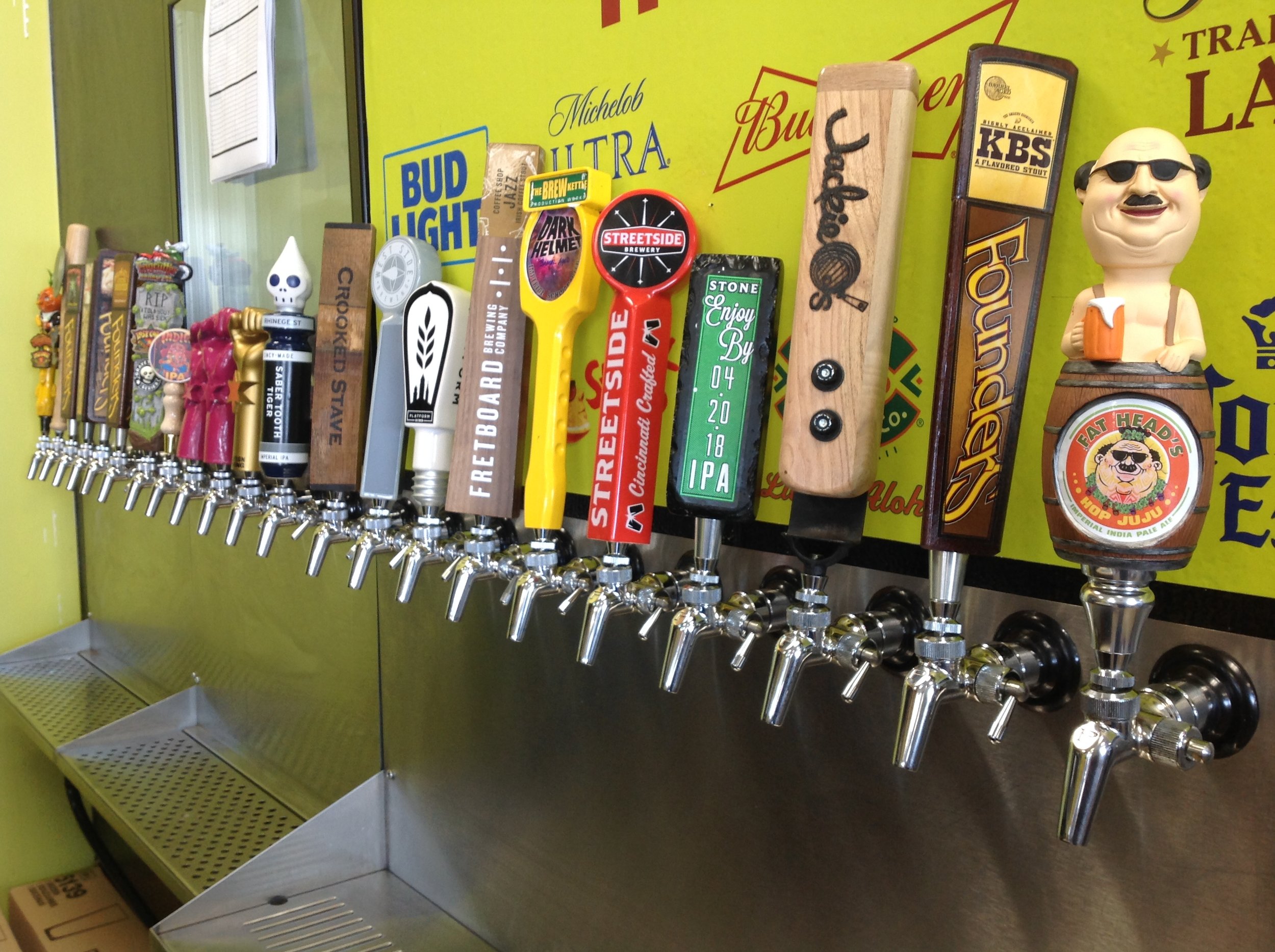  We now have 21 taps and the ability to serve pints of beer, as well as fill your growlers or our crowlers! 
