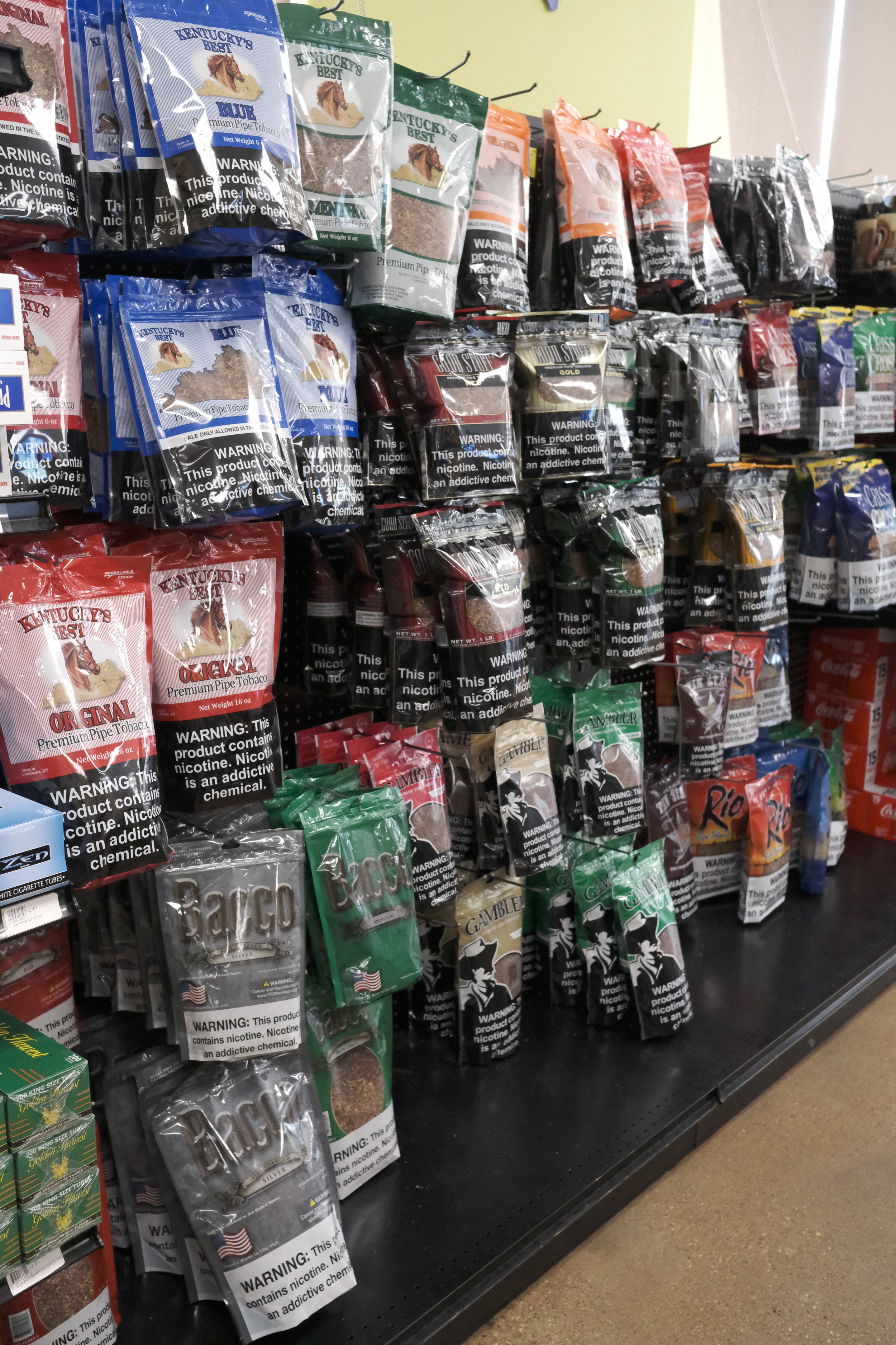  Stop in for your self-rolling tobacco needs! We have bagged tobaccos, filters, tubes, rollers and papers, and if you need anything else - just ask! 