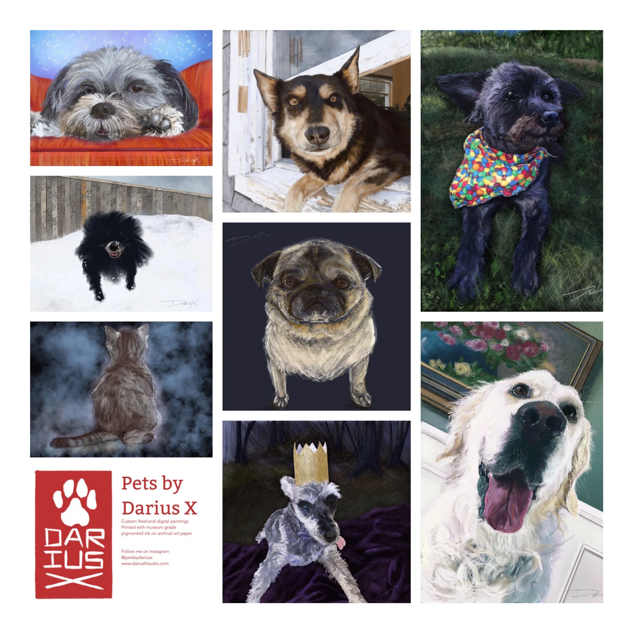 OMG I WANT A PORTRAIT OF MY PET!