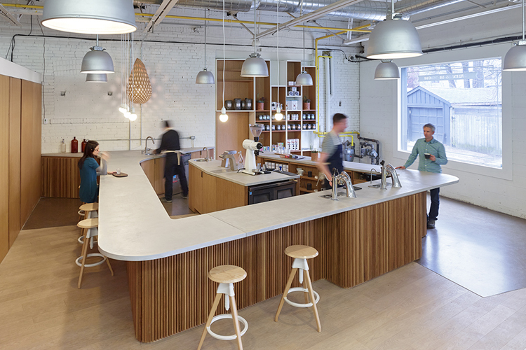  Pilot Coffee Roasters by Williamson Chong was featured in the June issue of Azure