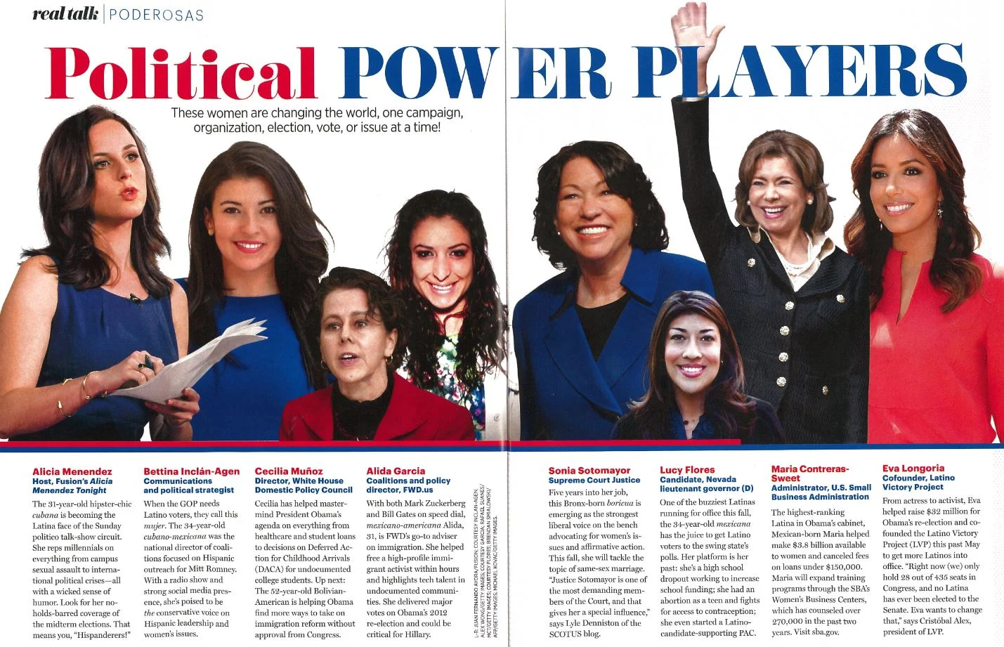 Cosmo for Latinas Political Power Players