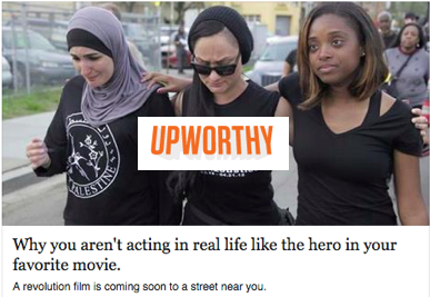 Upworthy: Why you aren't acting in real life like the hero in your favorite movie.