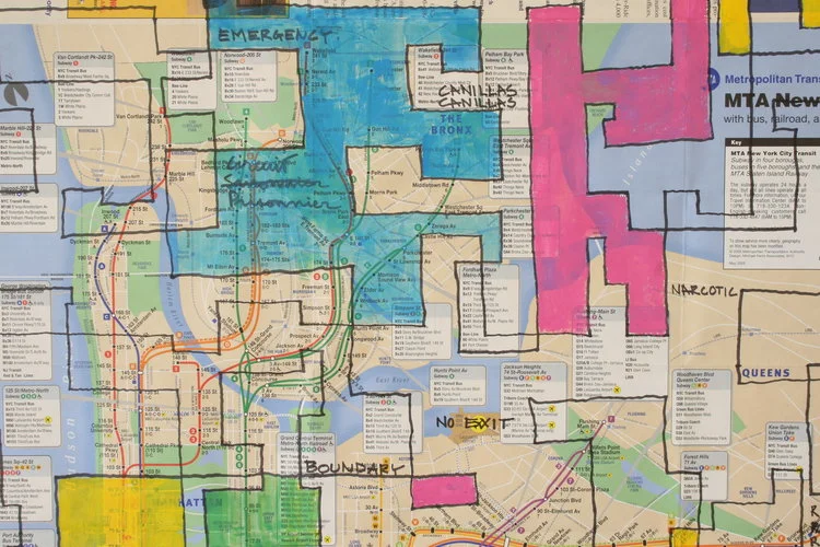 Detail of Continuous City - New York