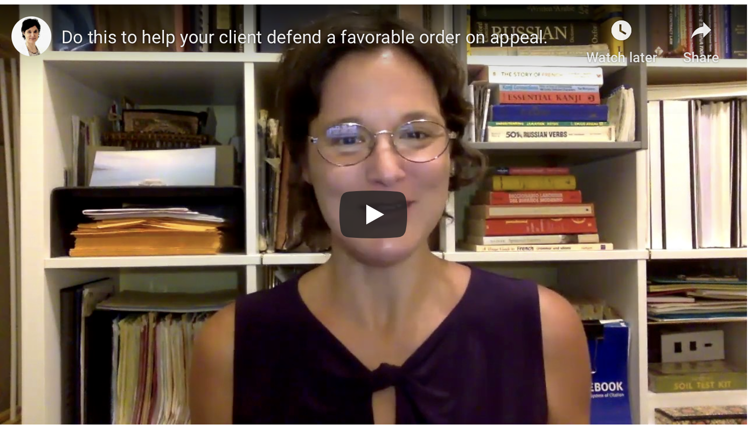 How to help your client defend a favorable order on appeal.