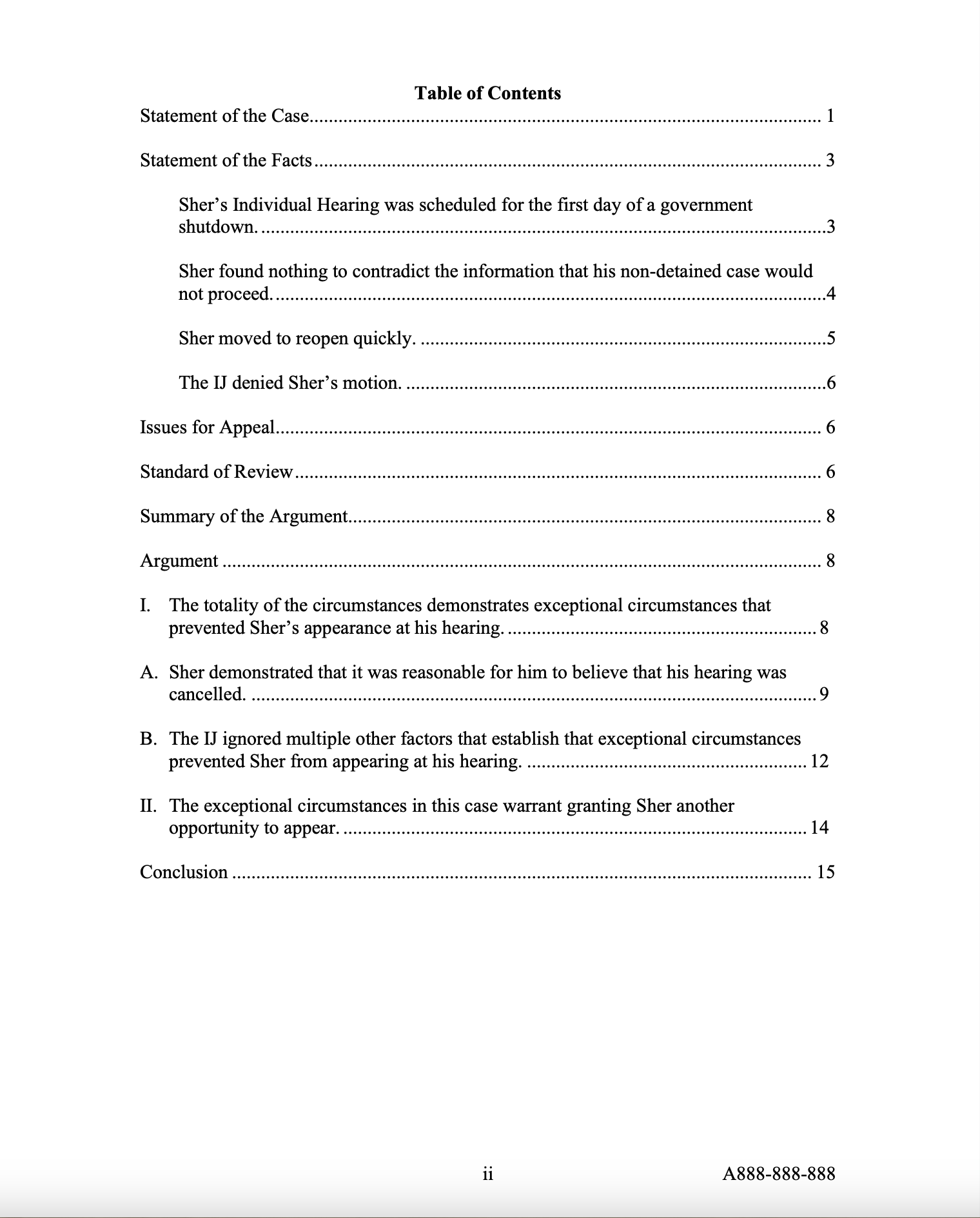 BIA Respondent's Brief