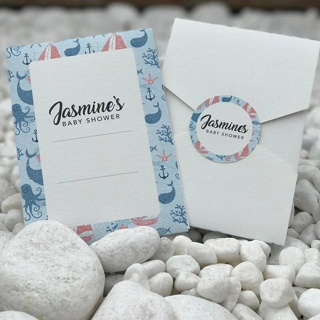 Baby shower invites for beautiful mum to be @jassykirkwood #design #babyshower #mumtobe #graphicdesign #studio #love #boyorgirl💗💙